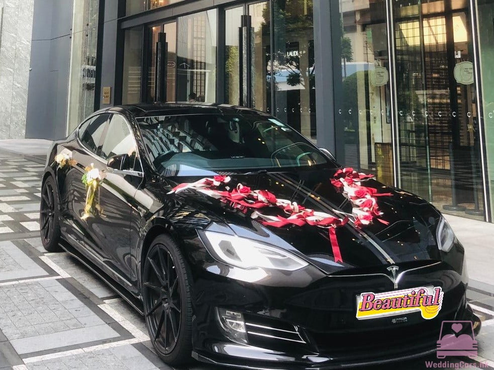Tesla Model S 結婚花車 黑色 Wedding Car Black