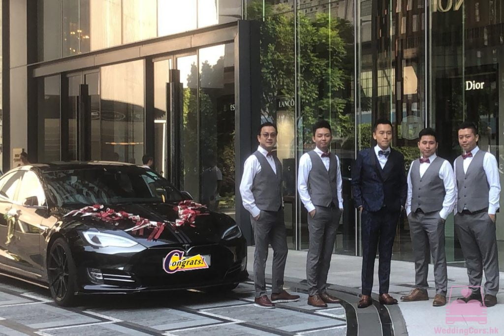 Tesla Model S 結婚花車 黑色 Wedding Car Black